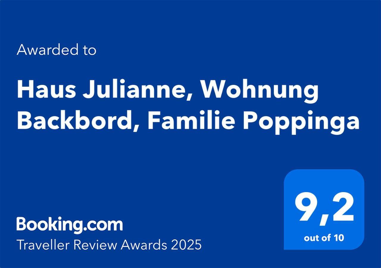 Haus Julianne, Wohnung Backbord, Familie Poppinga Norderney Eksteriør bilde